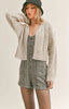 Sage The Label, Rhia Cropped Sweater Cardigan