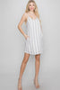 Allie Rose, Linen Stripe Shift Dress