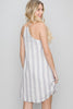 Allie Rose, Linen Stripe Shift Dress