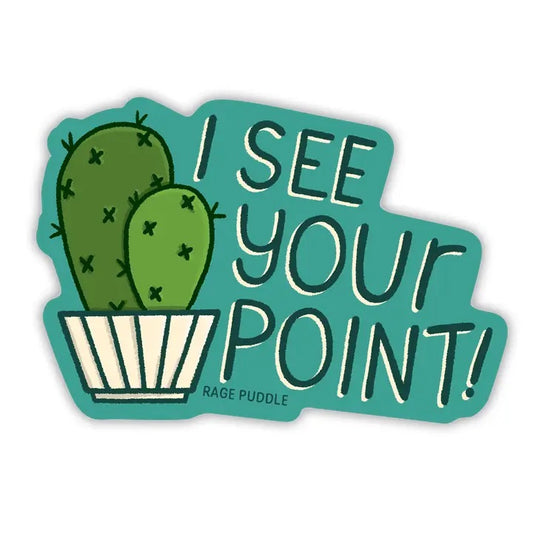 Little Hiker Bird, I See Your Point! Succulent Vinyl Sticker For Plant Lovers