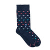 Conscious Step, Socks That Find A Cure - Navy Happy Hearts