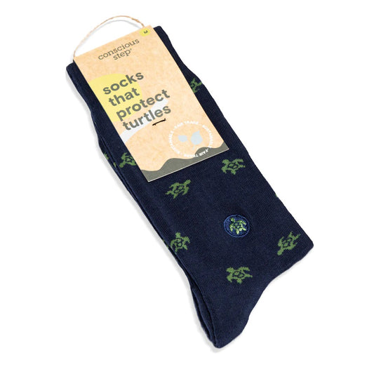 Conscious Step, Socks that Protect Turtles - Boutique Dandelion