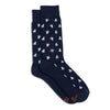 Conscious Step, Socks that Support Space Exploration - Navy Rocket Ships