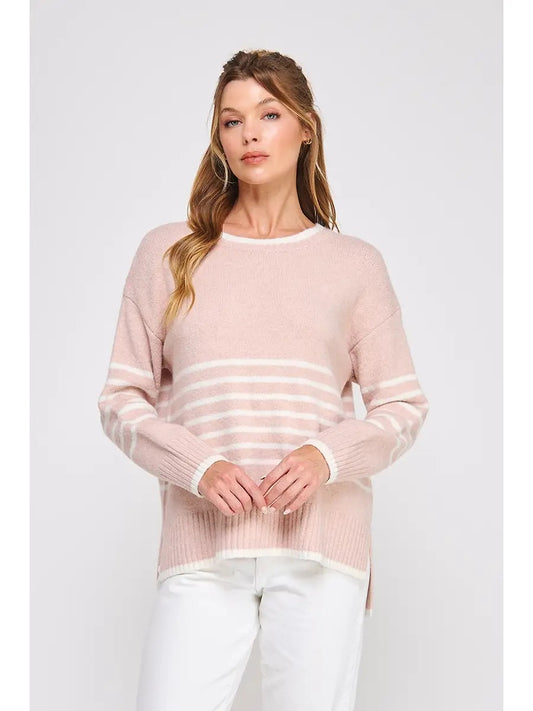 Placement Stripe Sweater