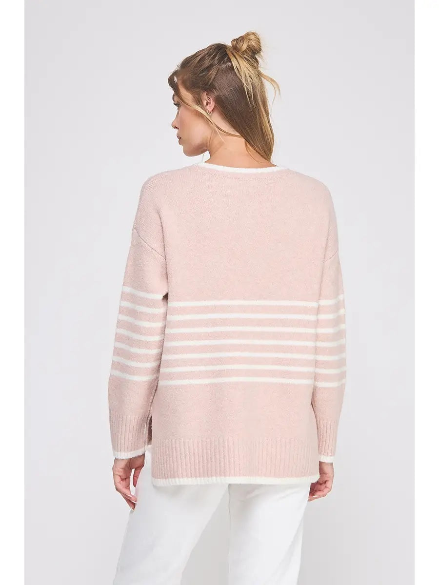Placement Stripe Sweater