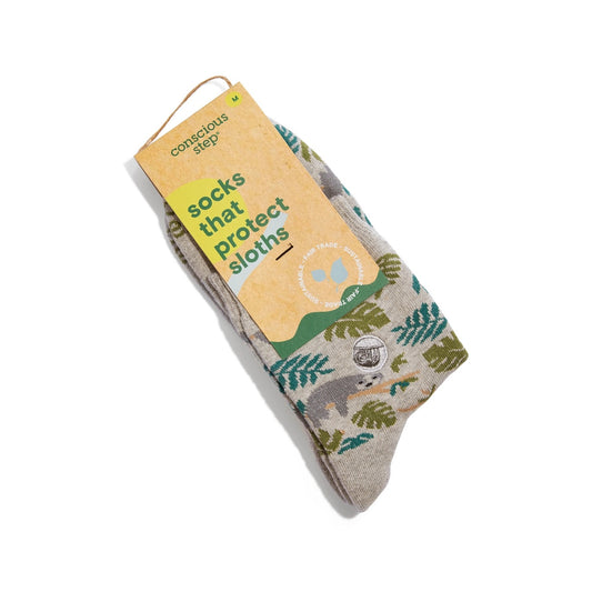 Conscious Step, Quarter Socks That Protect Sloths - Friendly Sloths