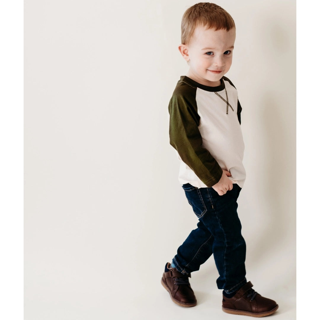 Kids' Raglan Baseball Tee