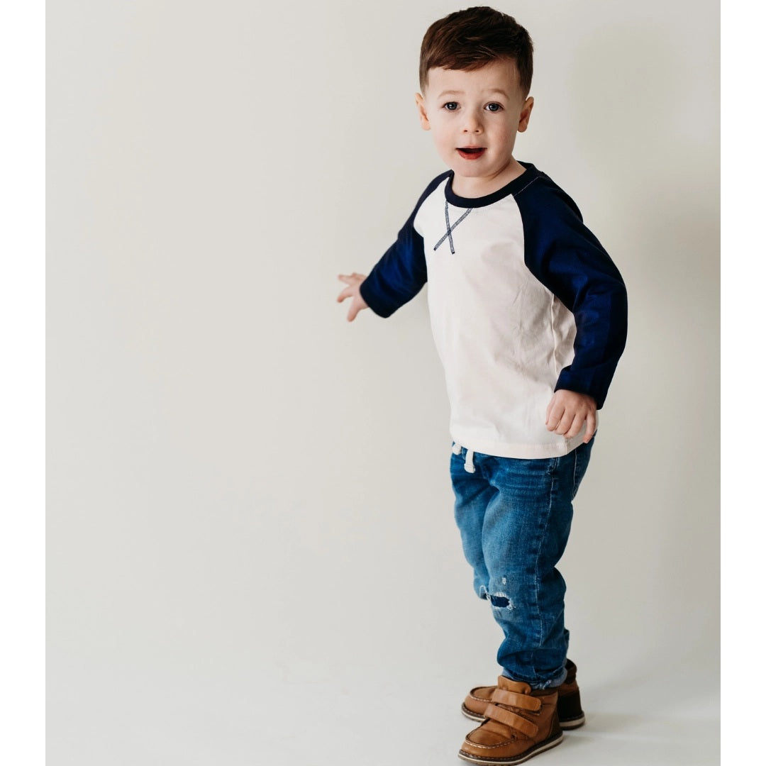 Kids' Raglan Baseball Tee