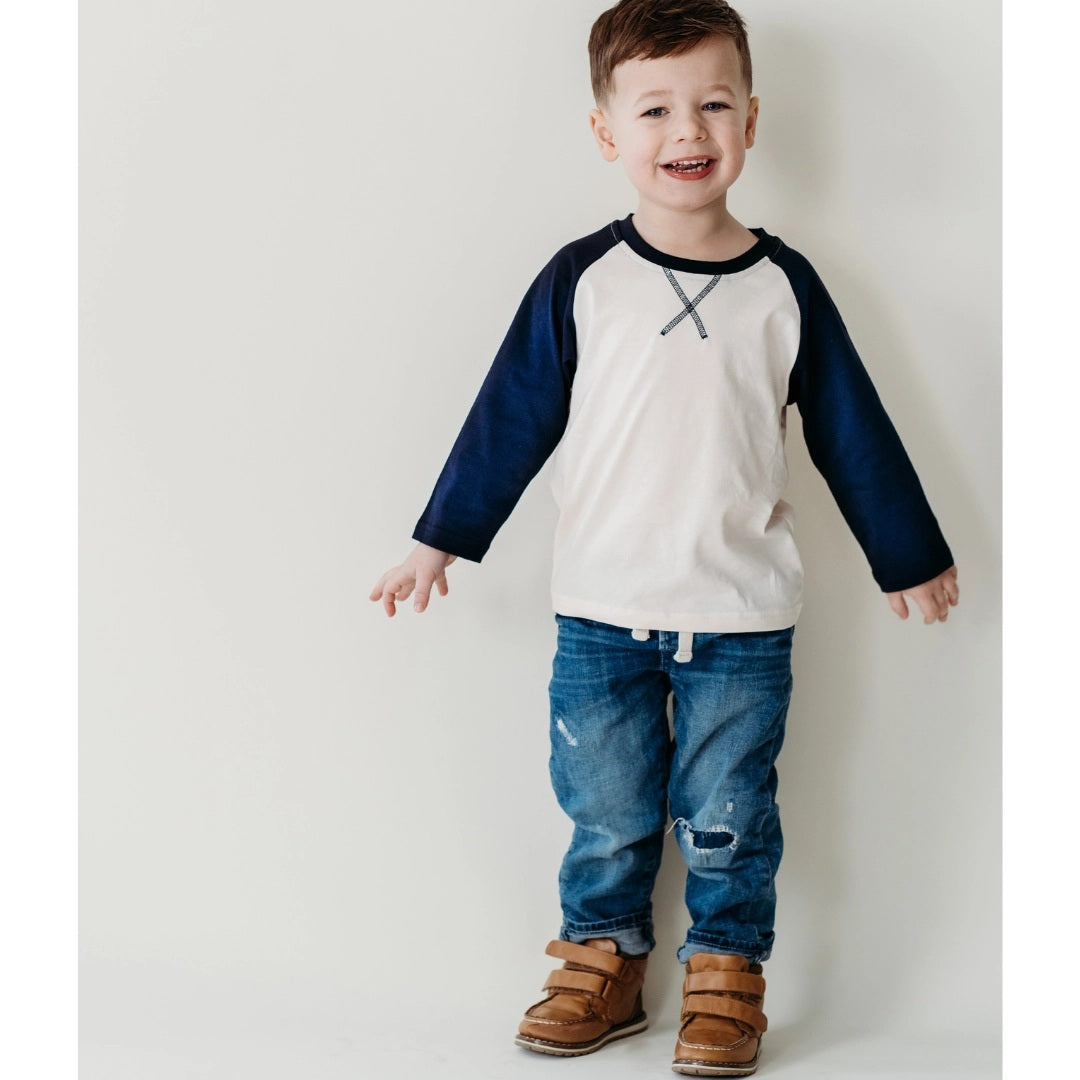 Kids' Raglan Baseball Tee