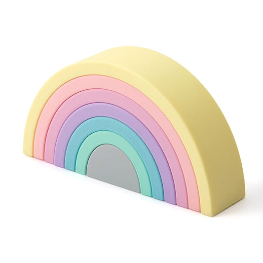 Silicone Stacking Rainbow