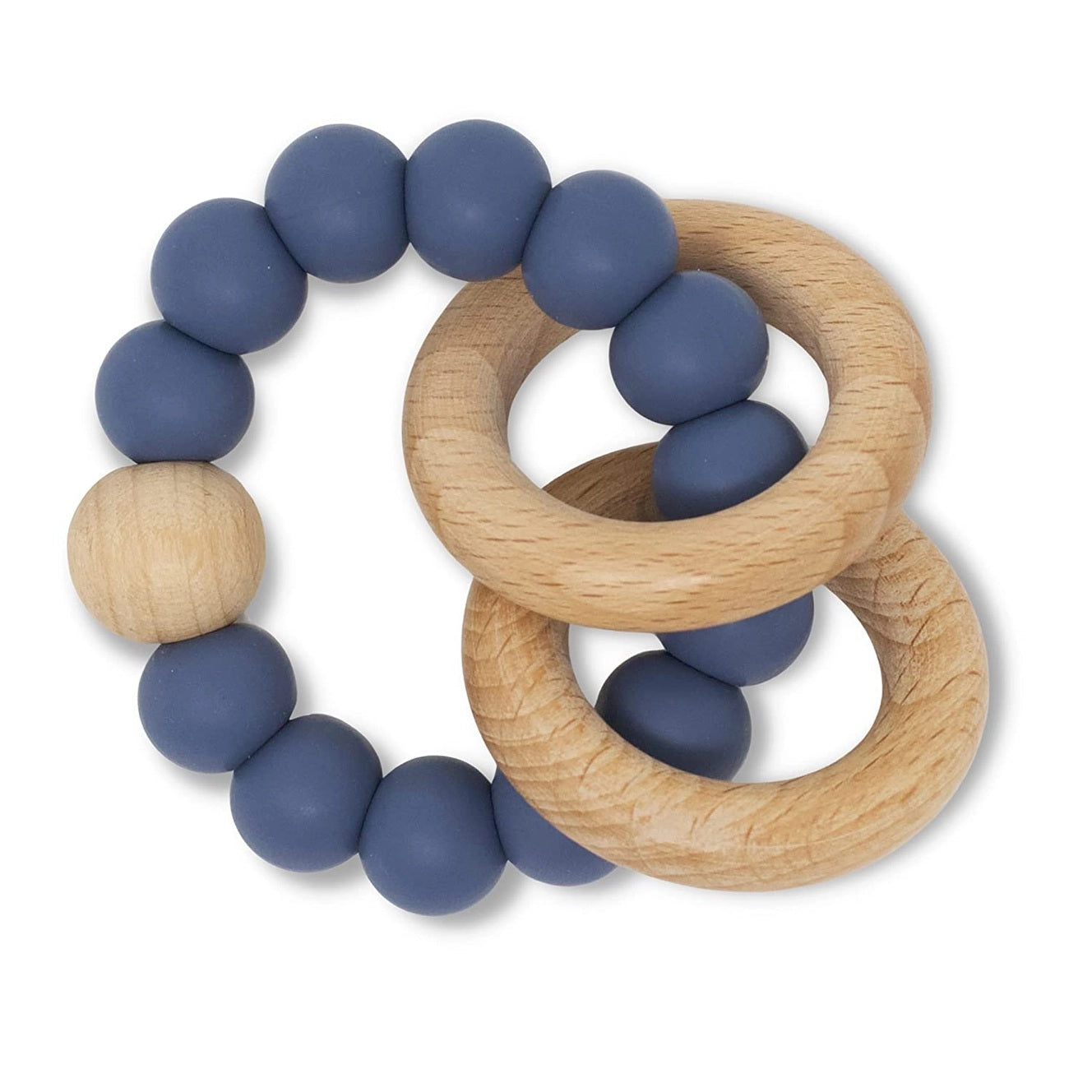 Wood + Silicone Teether Ring