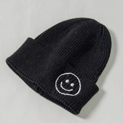 Smiley Knitted Hat Baby Beanie