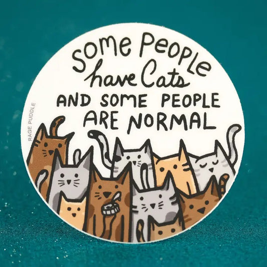 Little Hiker Bird, Some People Have Cats - Vinyl Sticker