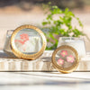 Rosy Rings, Spicy Apple Pressed Floral Candle