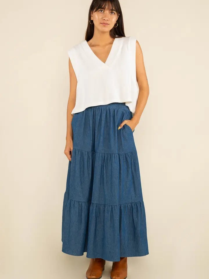 NLT, Stan Cotton Maxi Skirt