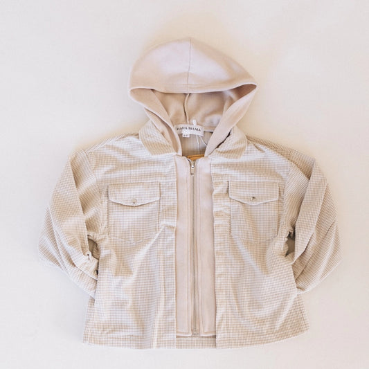 Family Matching Textured Khaki Jacket - Child