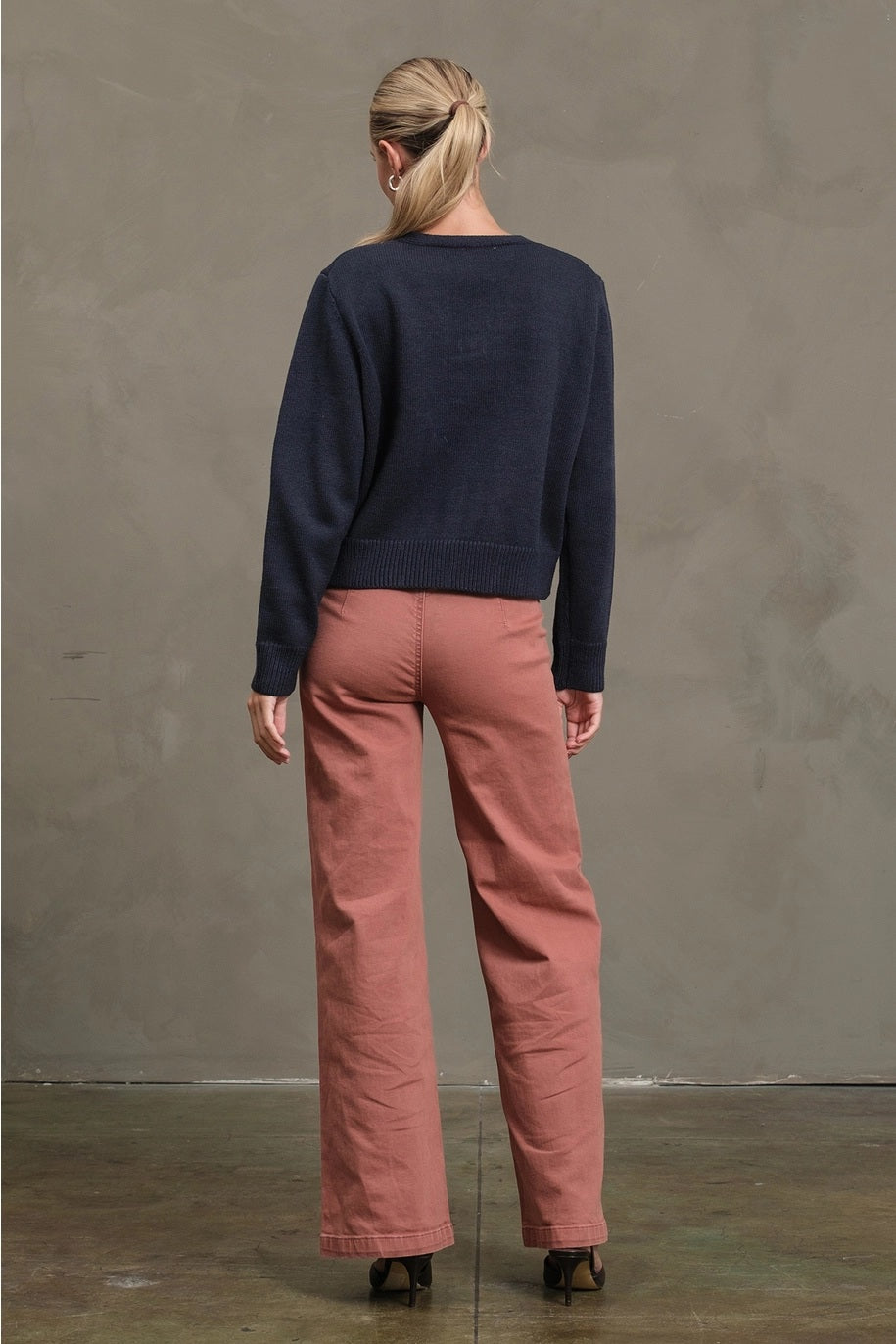 Utility Pocket Knit Zip-Up Cardigan