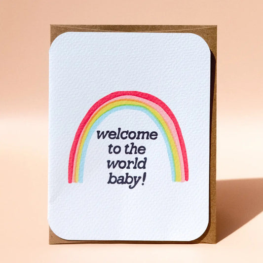 Welcome To The World Baby Card