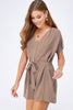 Allie Rose, Button Down Belted Romper