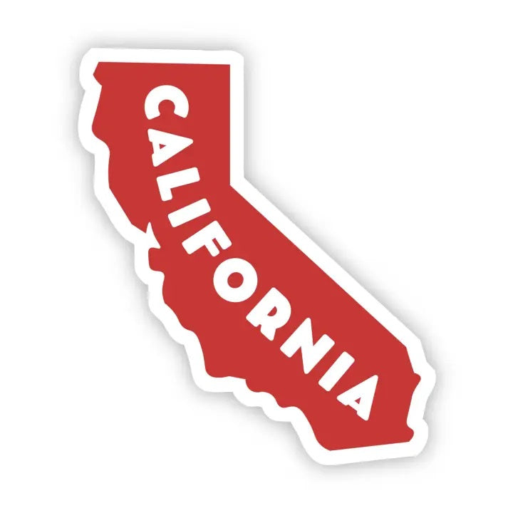 Big Moods, California Vinyl Sticker