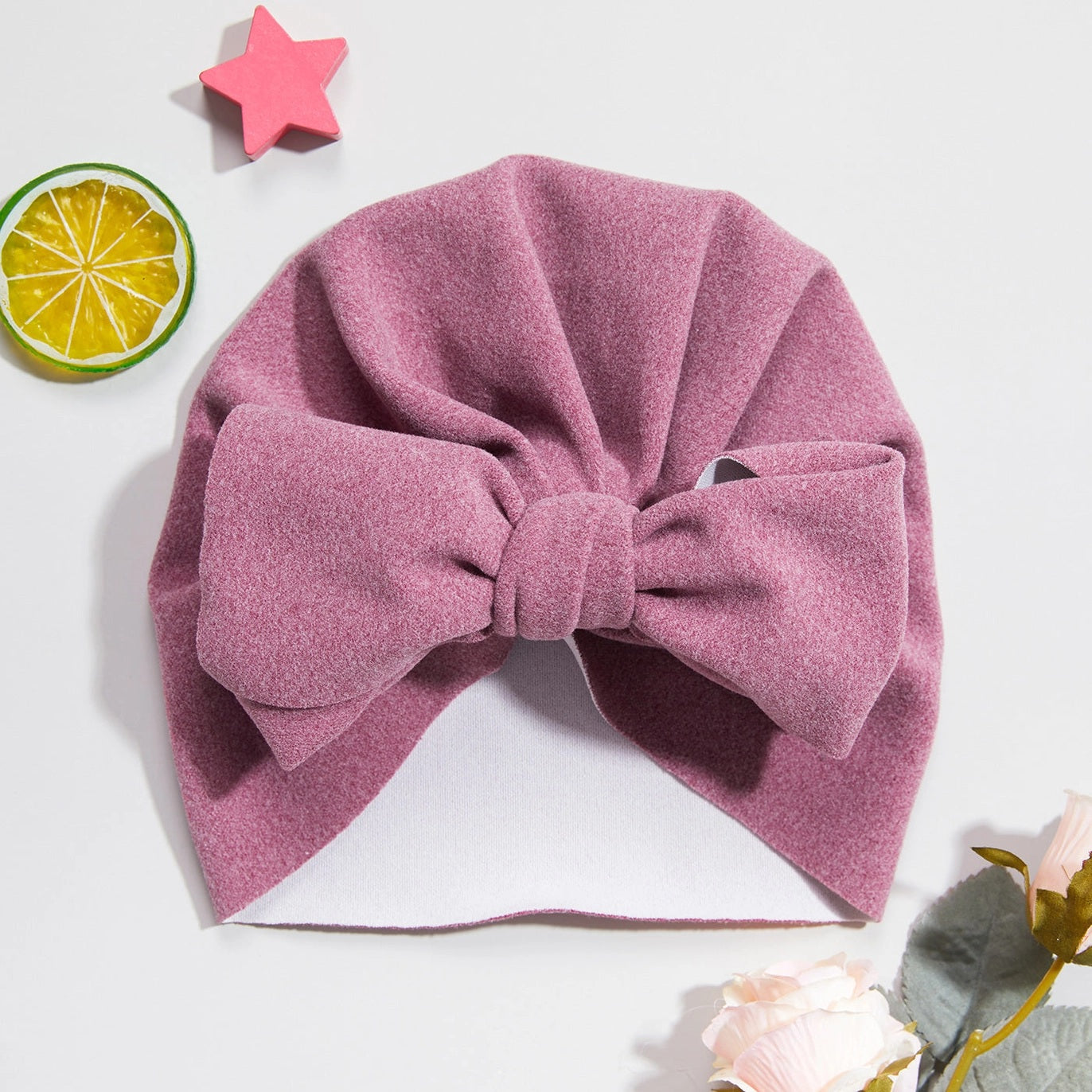 Emma Solid Bowknot Hat for Baby Toddler