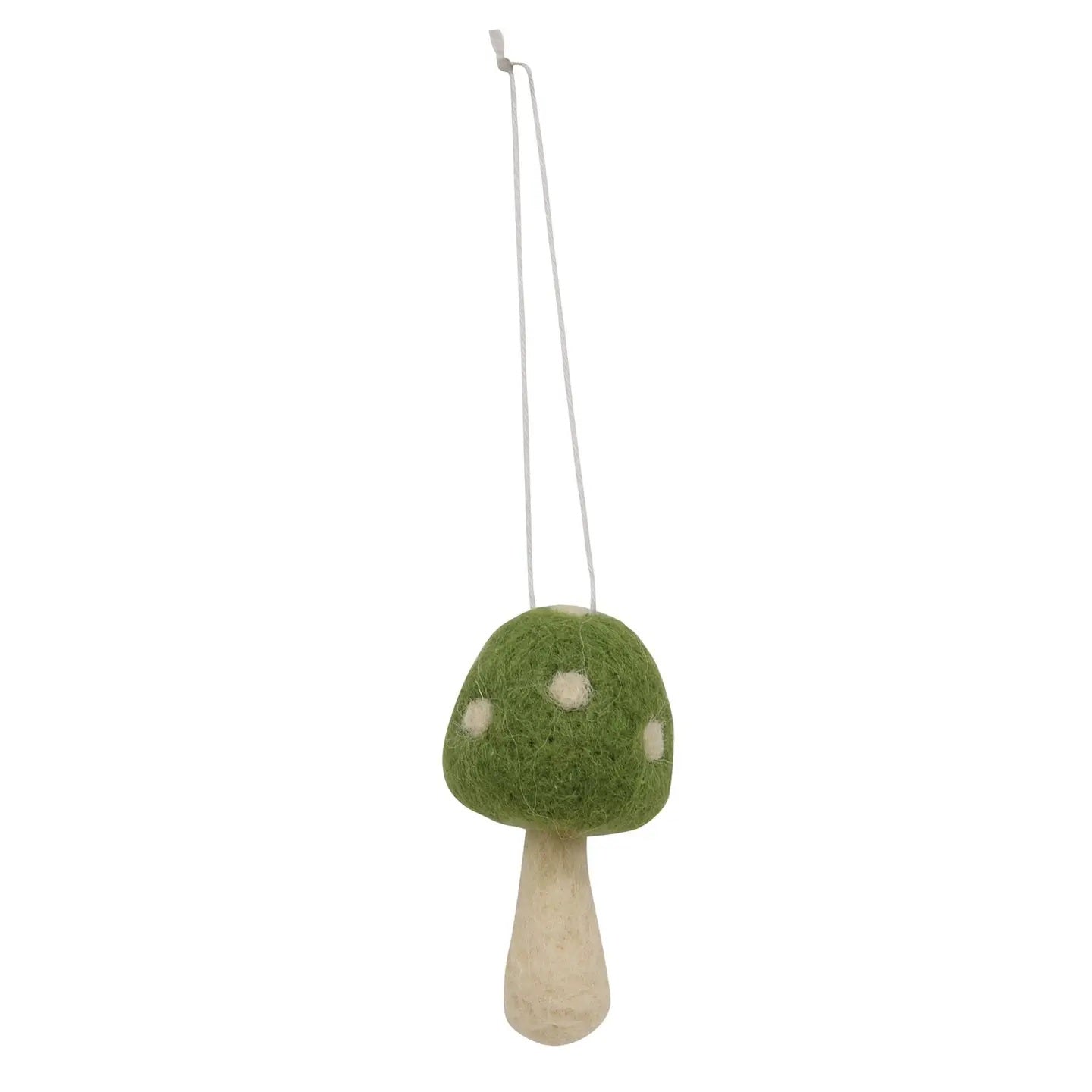 Felted Mushroom Ornament