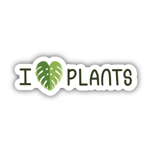 Big Moods, I Heart Plants Vinyl Sticker