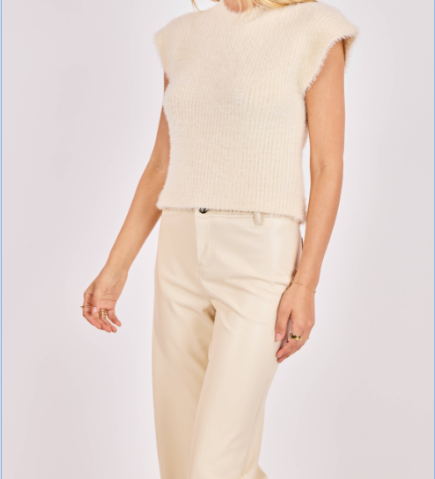 Bianca Feather Yarn Sweater Tank