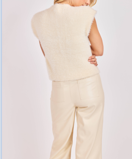 Bianca Feather Yarn Sweater Tank