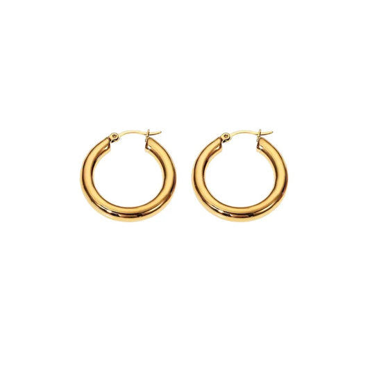 Aces x Spades, Jule Round Hoop Earrings