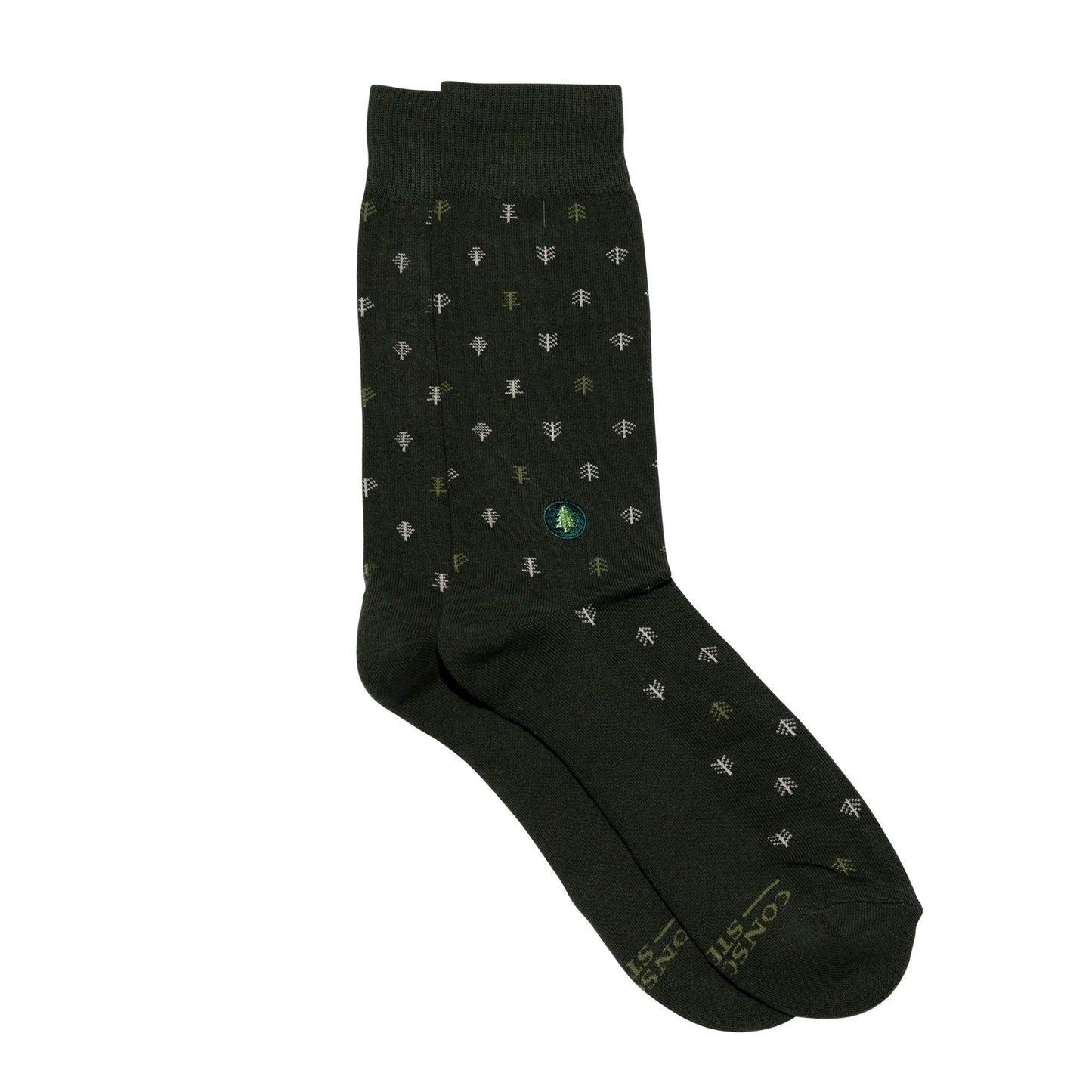 Conscious Step, Socks that Plant Trees - Dark Green - Boutique Dandelion