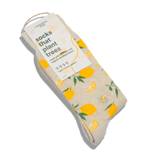 Conscious Step, Socks that Plant Trees - Lemon Squeezy - Boutique Dandelion