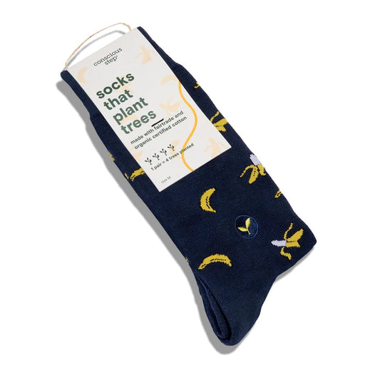 Conscious Step, Socks That Plant Trees - Gone Bananas - Boutique Dandelion