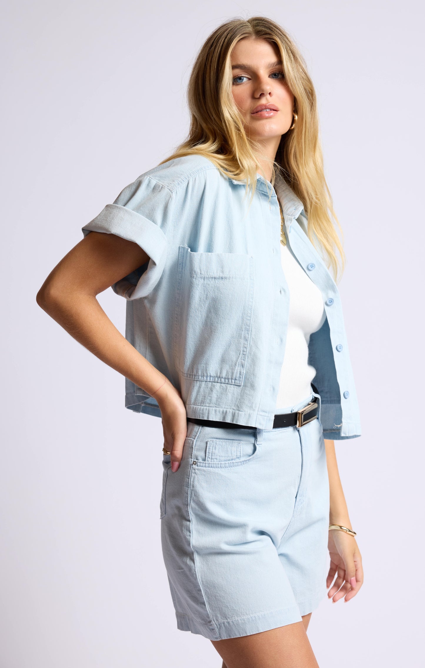 Sage The Label, Good Morning Denim Outer Layer Shirt