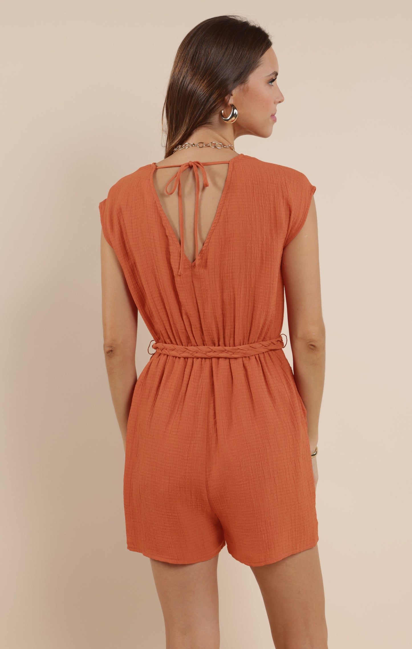 Sage The Label, Sandy Toes V Neck Romper