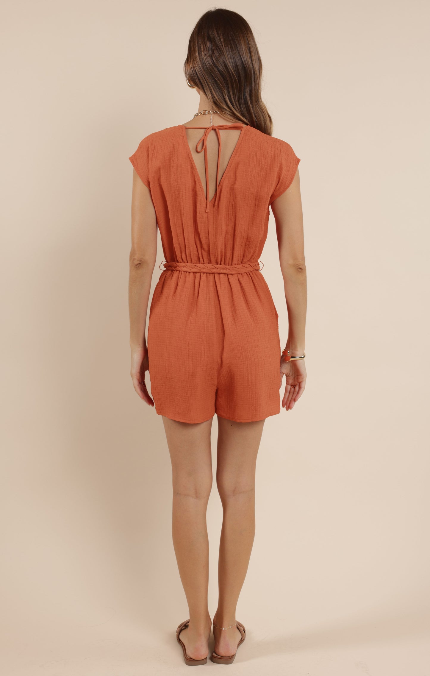Sage The Label, Sandy Toes V Neck Romper