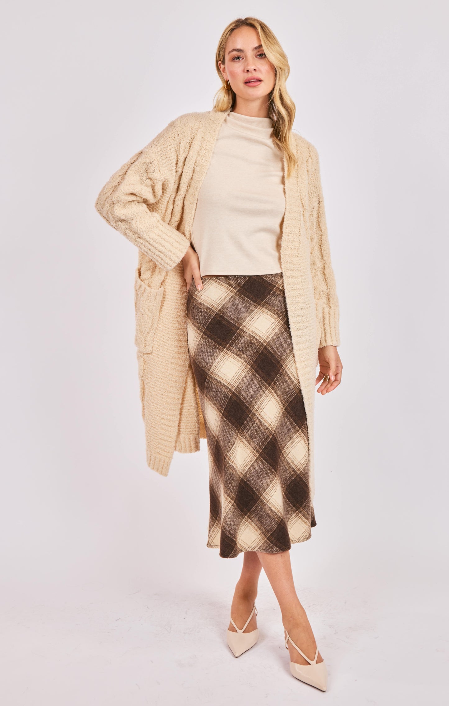 Lenora Open Front Duster Cardi