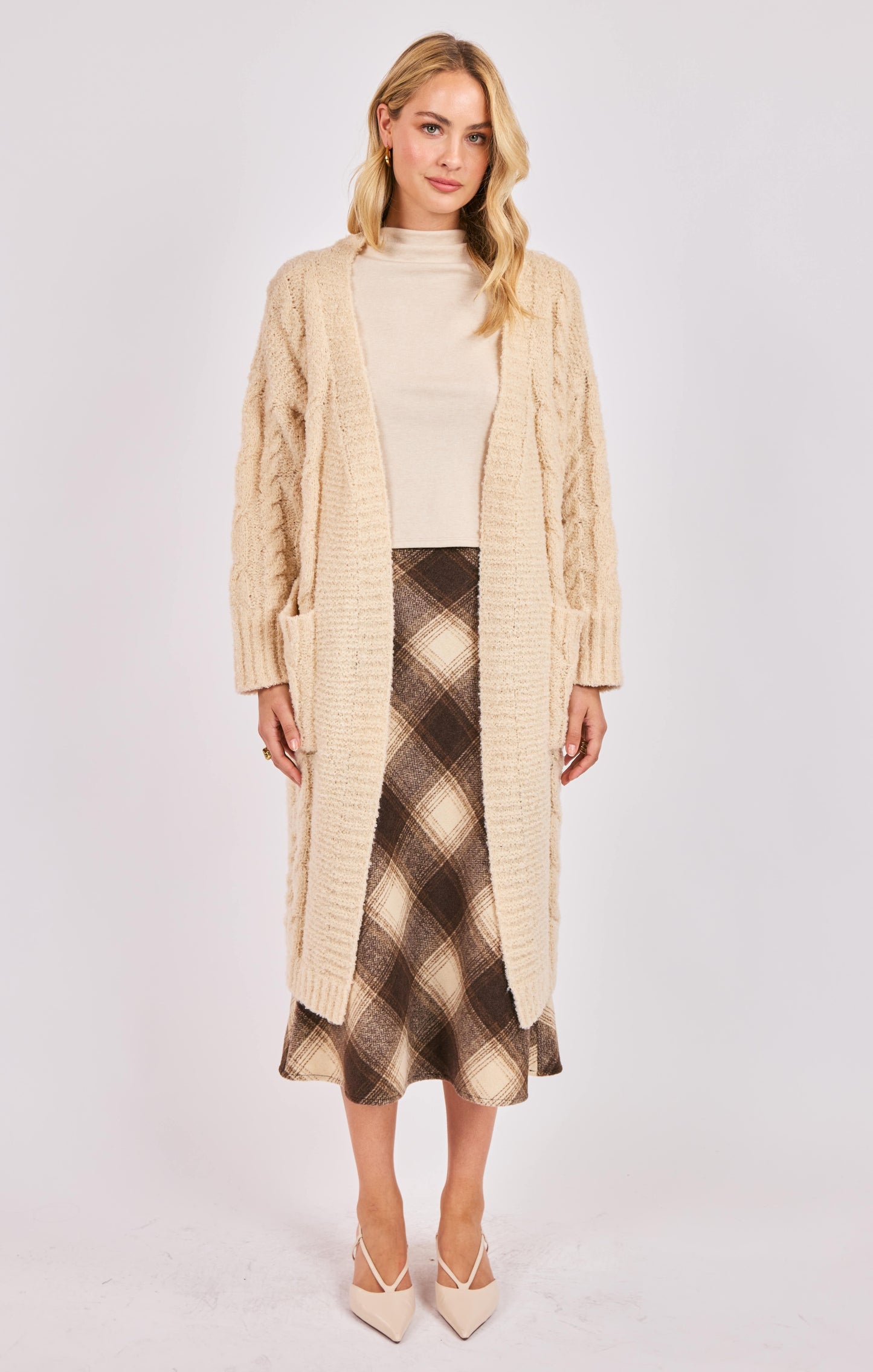 Lenora Open Front Duster Cardi