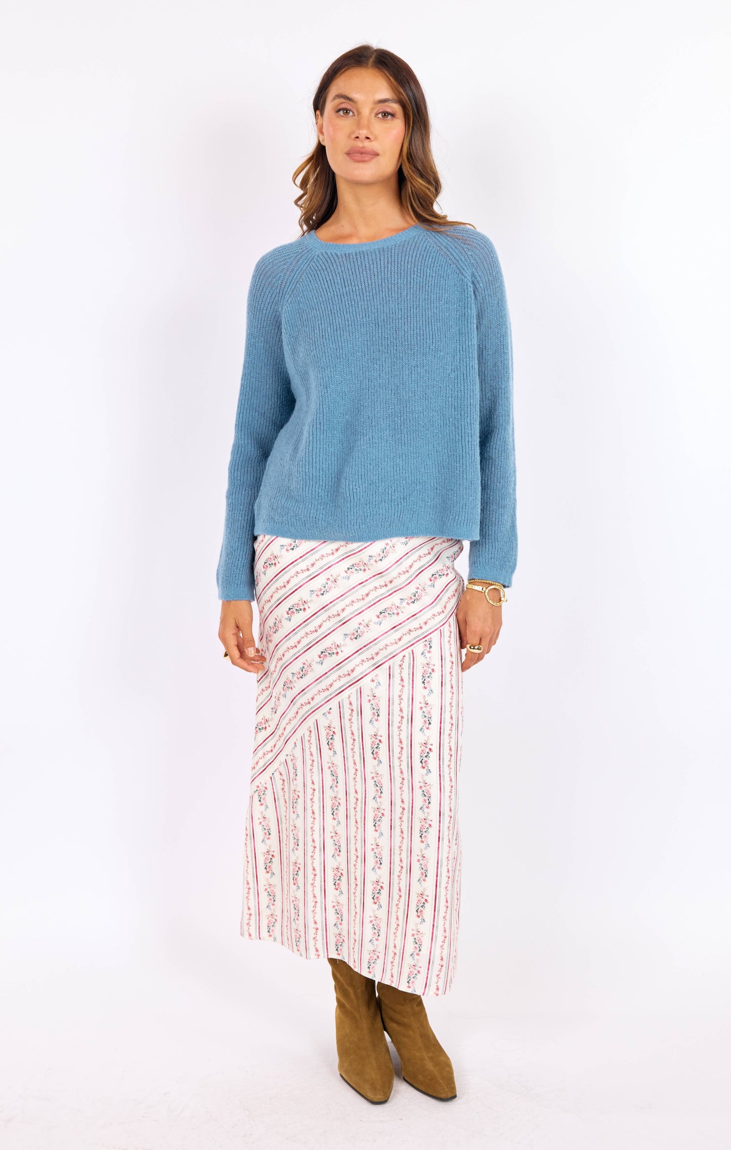 Fountain Open Back Sweater - Boutique Dandelion