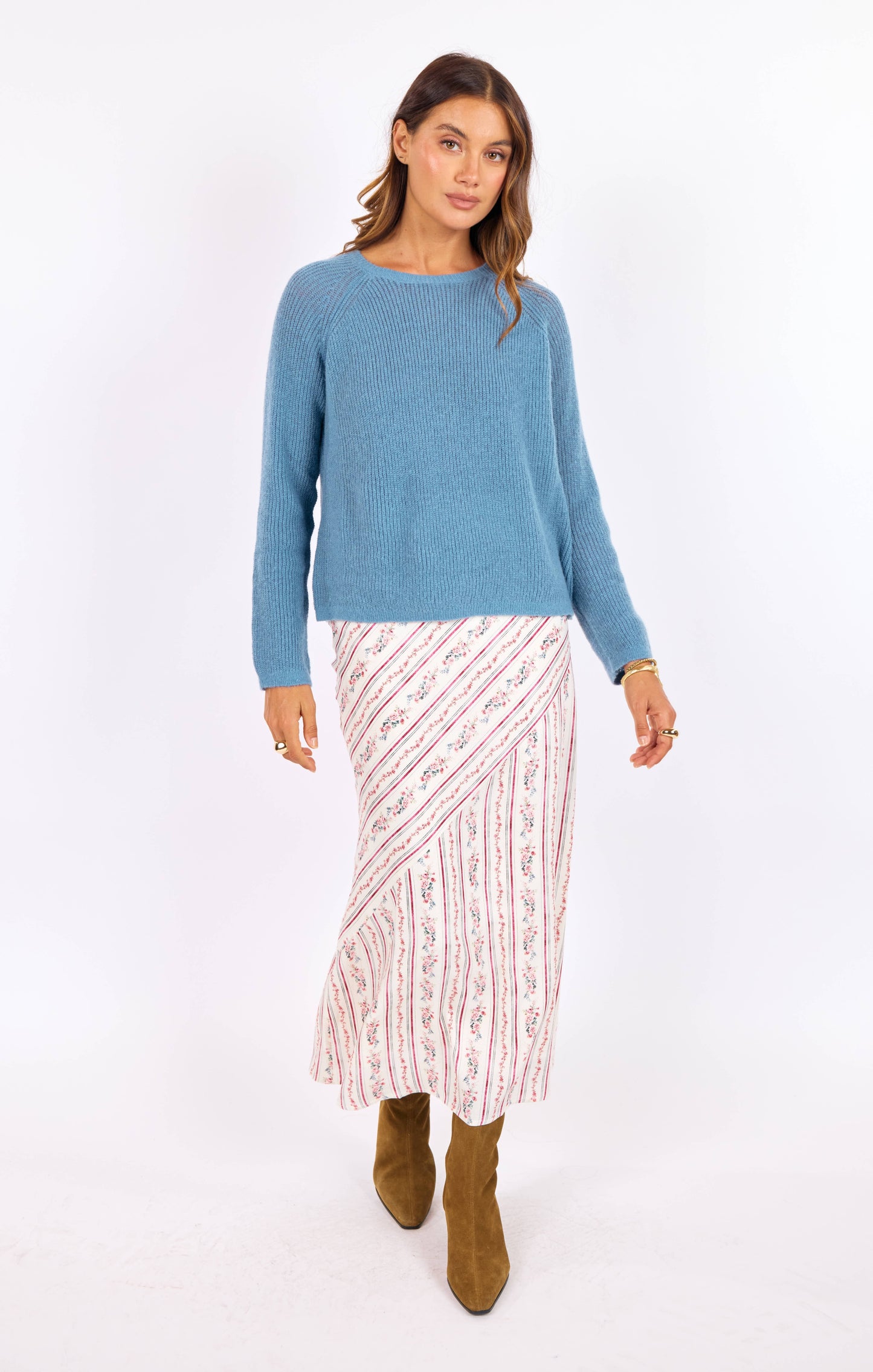 Fountain Open Back Sweater - Boutique Dandelion
