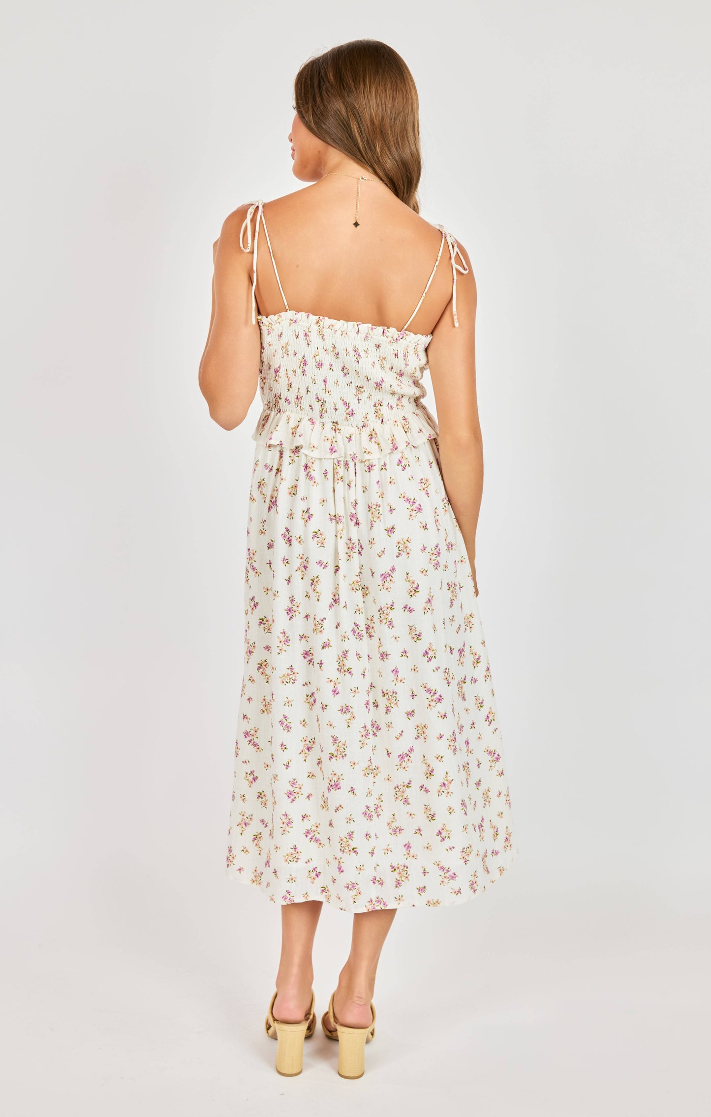 Bouquet Sweetheart Midi Dress - Boutique Dandelion