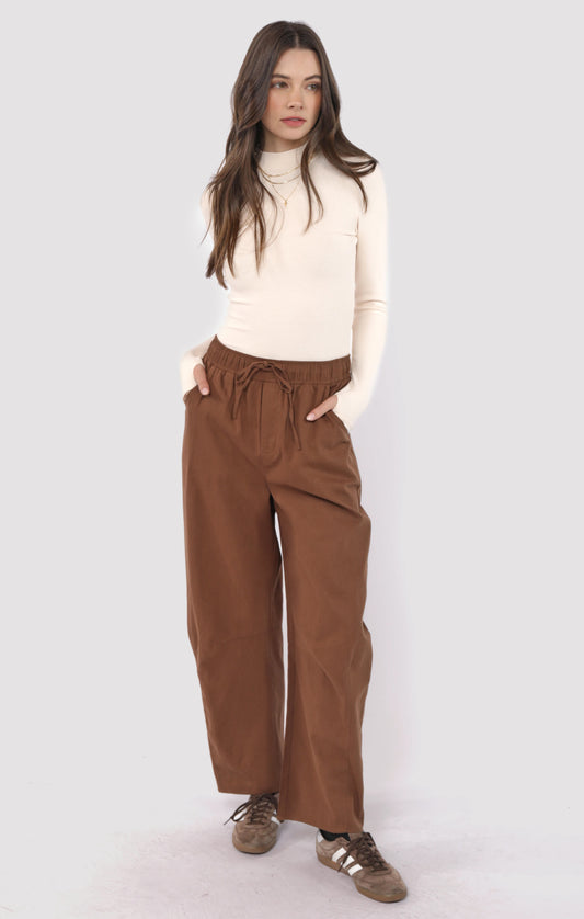 Ronan Mock Neck Top With Thumbhole