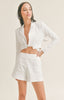 Sage the Label, Moonlight Tied Crop Blazer