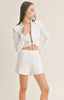 Sage the Label, Moonlight Tied Crop Blazer