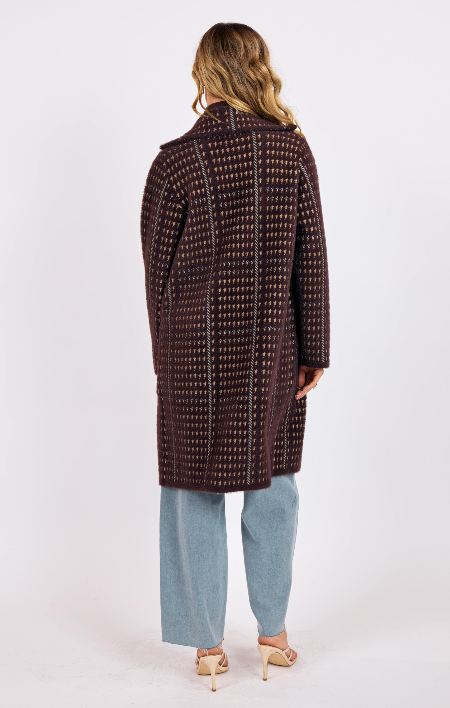 Marceau Houndstooth Coat