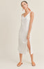 Sage the Label, Blissed Out Scrunchy Strap Midi Dress