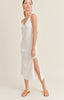 Sage the Label, Blissed Out Scrunchy Strap Midi Dress
