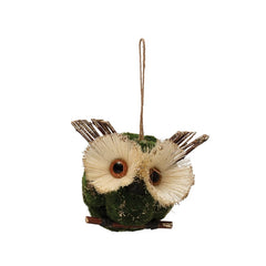 Sisal & Twig Owl Ornament