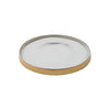 Rosy Rings, 6" Round Glass Candle Coaster