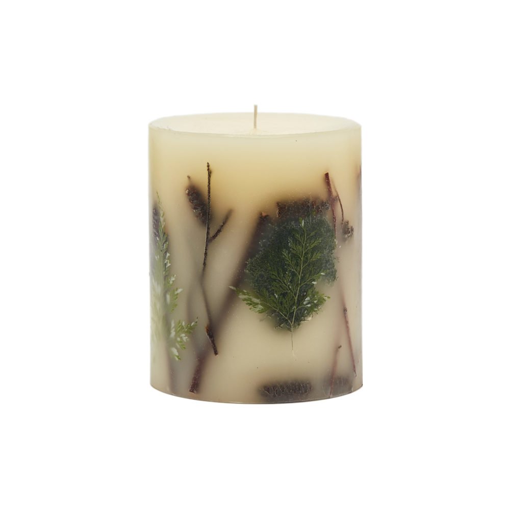 Rosy Rings, Forest Small Round Botanical Candle